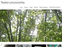 Tablet Screenshot of lanciavicchio.it